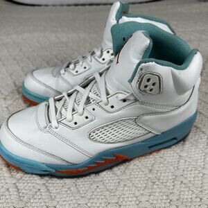 Air Jordan 5 Retro Light Aqua Men’s Size 10 Miami dolphins